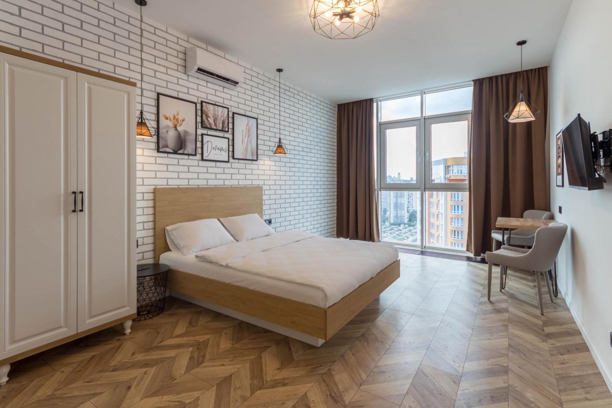 Design Apartments With Panoramic View 基輔 外观 照片