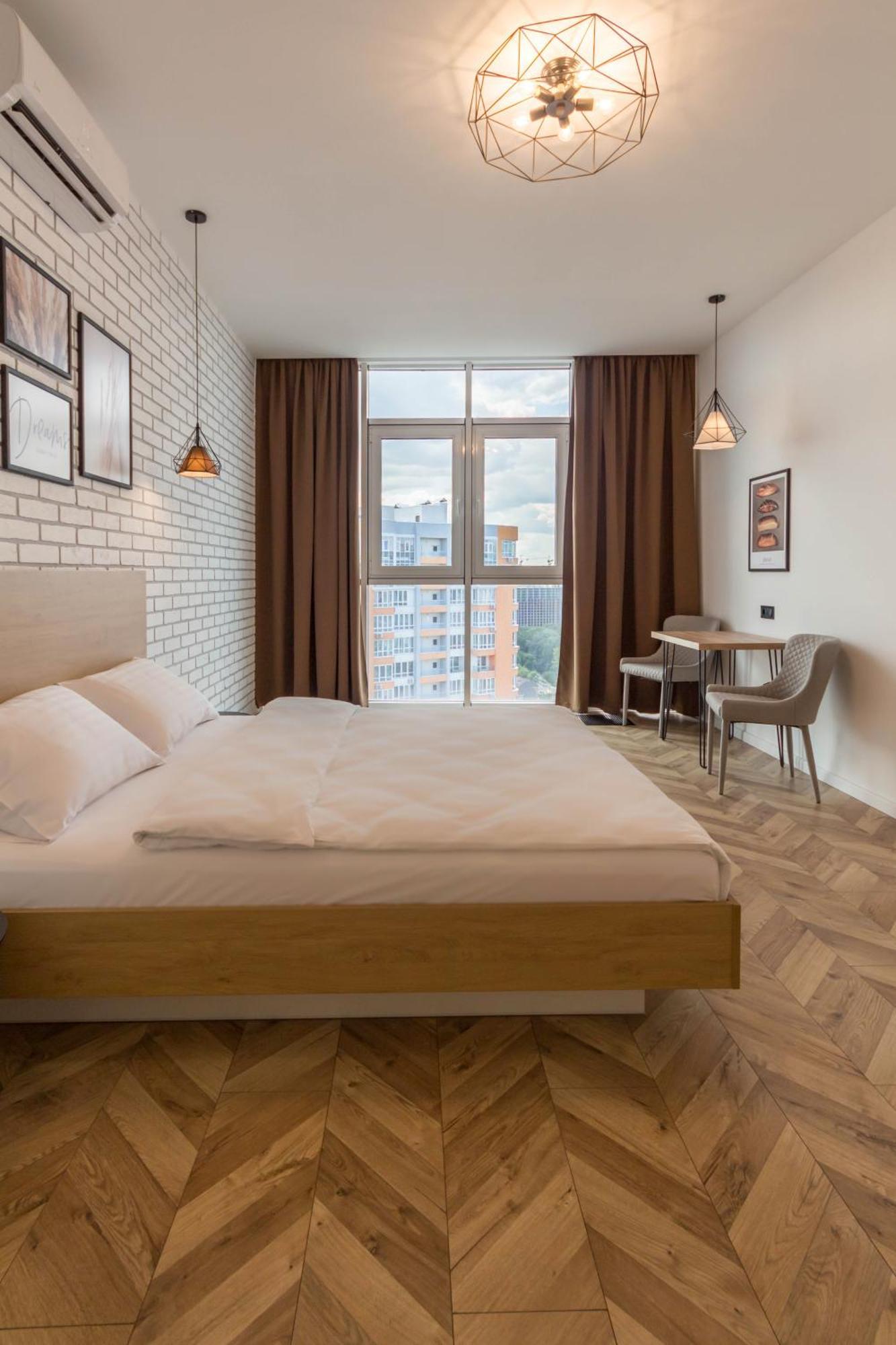 Design Apartments With Panoramic View 基輔 外观 照片