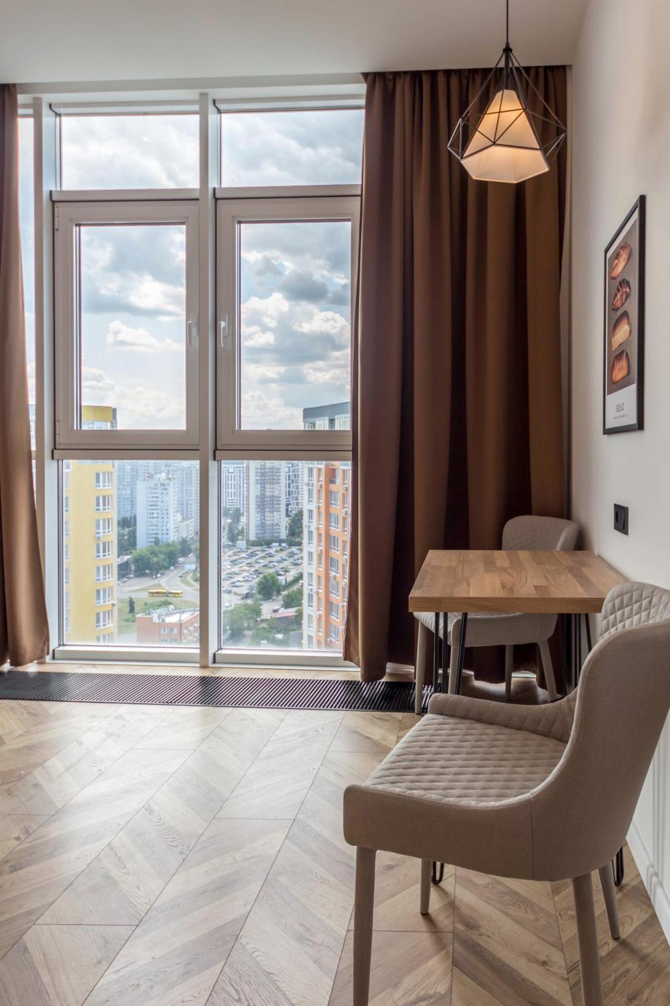 Design Apartments With Panoramic View 基輔 外观 照片