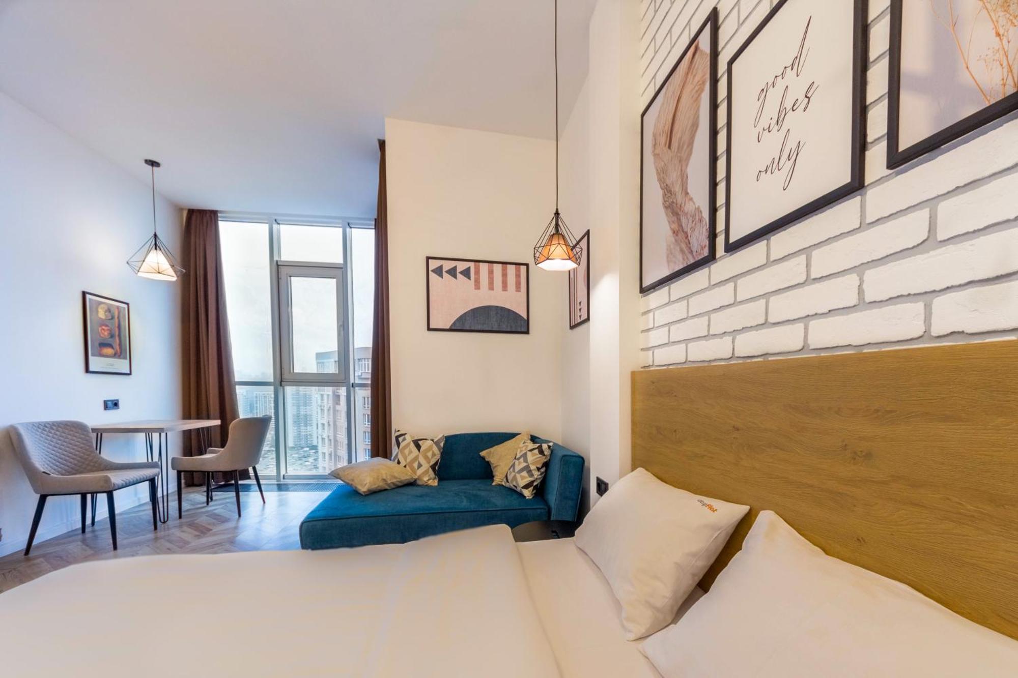 Design Apartments With Panoramic View 基輔 外观 照片